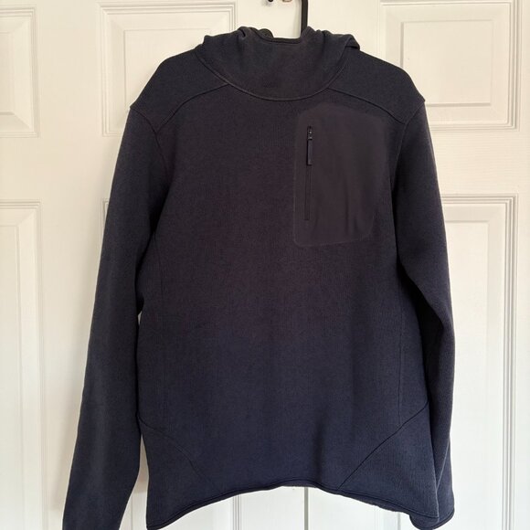 Arc'teryx Covert Pullover Hoody Men's - Size S - Black Sapphire Heather - Picture 2 of 6